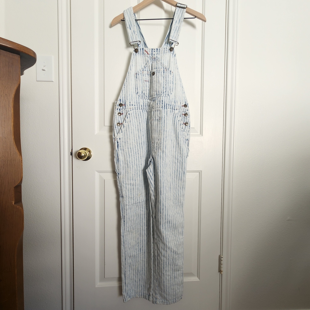 Faherty Topsail Railroad Stripe Overalls